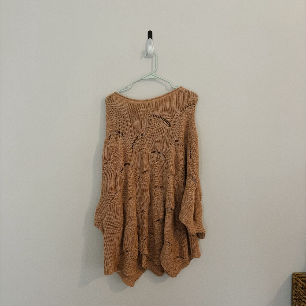 Cozy Tan Knit Sweater